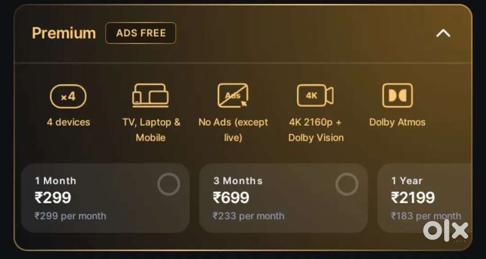 Hotstar Premium 1 year