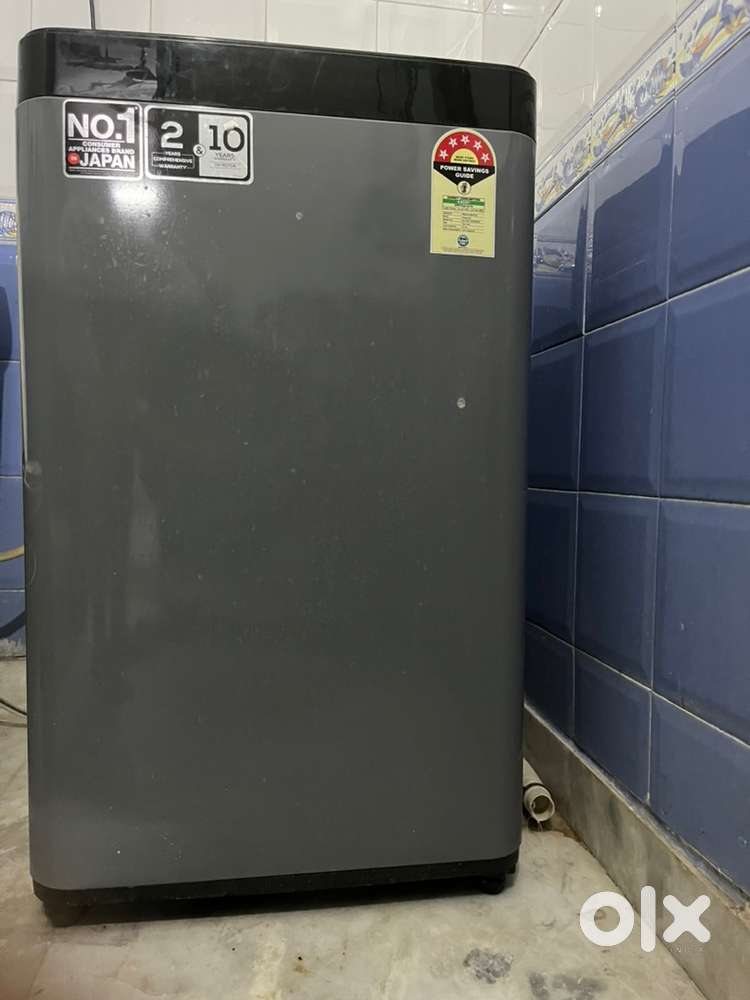 Panasonic 6.5 kg Fully Automatic Top Load Washing Machine Black, Grey