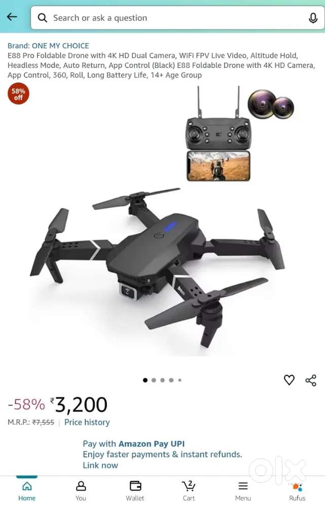 Drone with HD camera