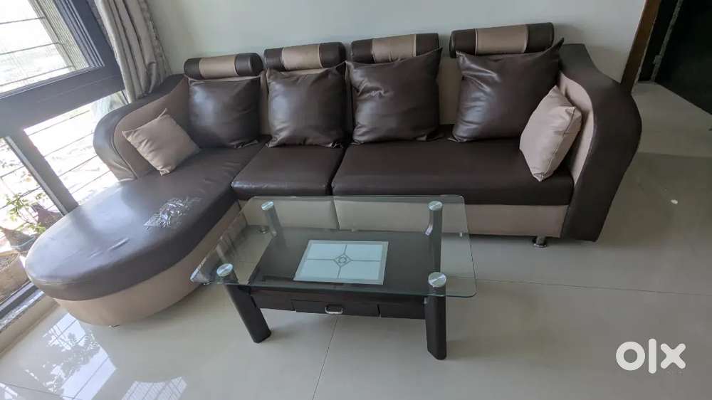 sofa set and a tea table