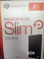 Seagate 2TB Backup plus slim portable storage
