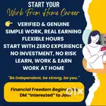 Work From Home Verified Opportunity Reliable Income