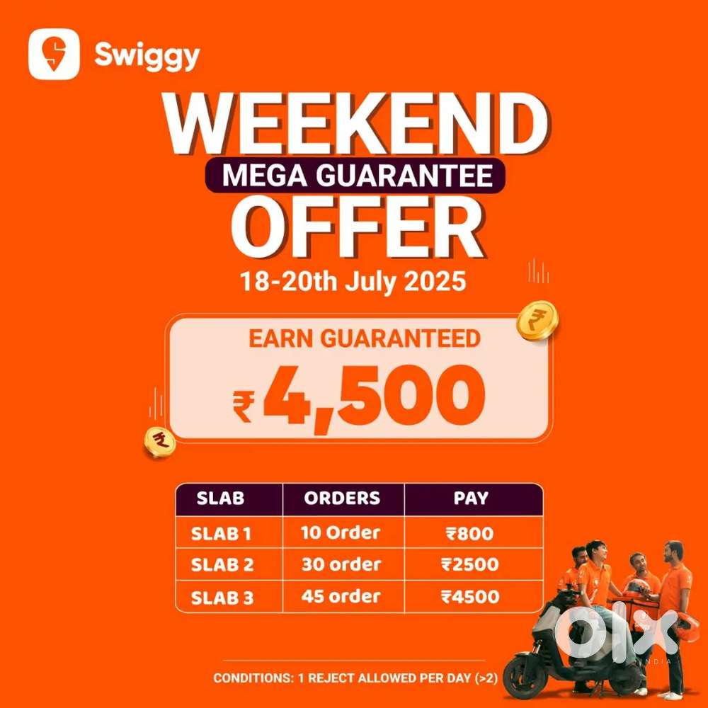 Chennai Free joining Swiggy food and Instamart delivery job
