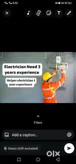 Electrician Need for coimbatore