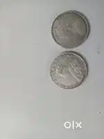 OLD COIN. 1939 ORIGNAL DUBUL RING SILVER  1 JODI. GARAM + THANDA