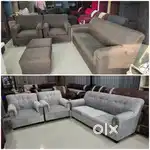 Galax design fabric material sofa set