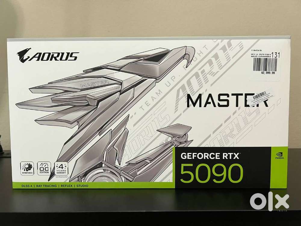 NEW GIGABYTE NVIDIA GeForce RTX 5090 AORUS MASTER ICE 32G