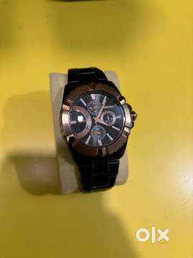 SEIKO LORDMEN BLACK-GOLD PLATED WATCH - price is negotiable