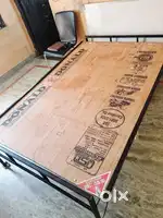 Room saman - Bed, mattress, cooler,kettel, bottel, chair, white board