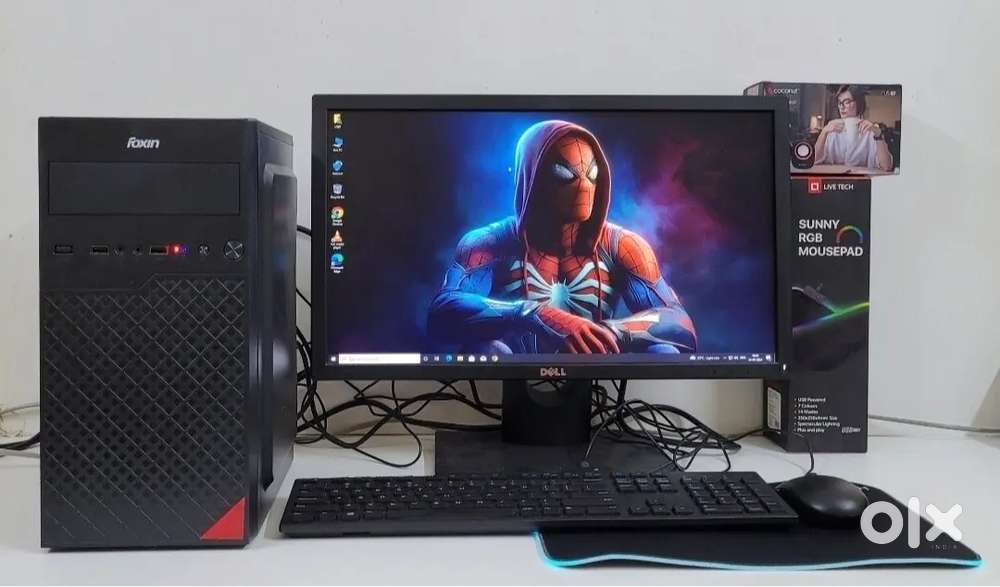 Core i5.2nd/ 8 gb ram/ 120 gb ssd / 500 gb storage/ 19inchs monitor