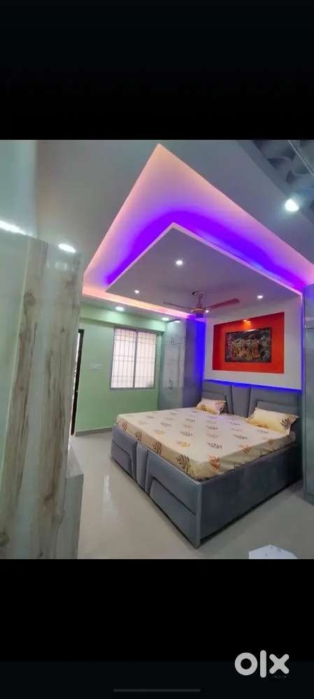 3 Bhk Best Fullyy Furnished Flat Apartment Rent Boring Road Chauraha.