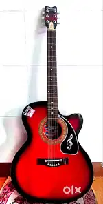 Givson Semi Acoustic New Guitar
With Cover