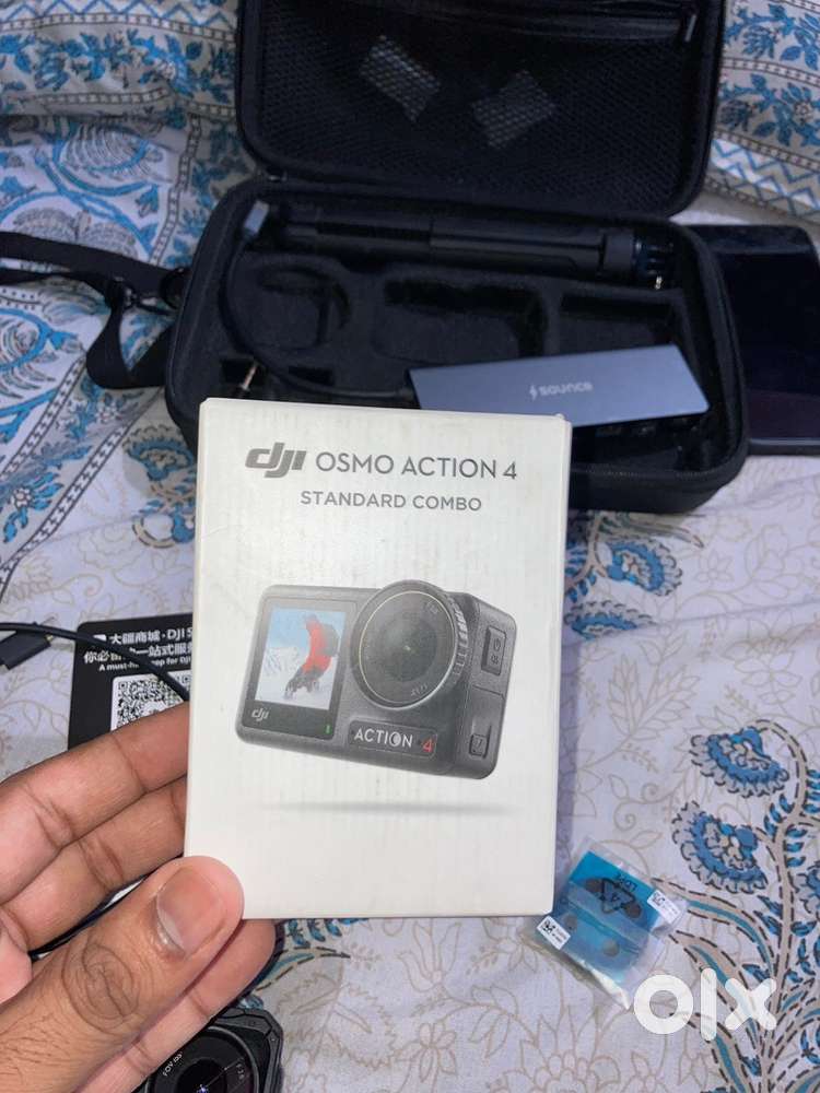 DJI Action 4 Camera with DJI Mic Adaptor