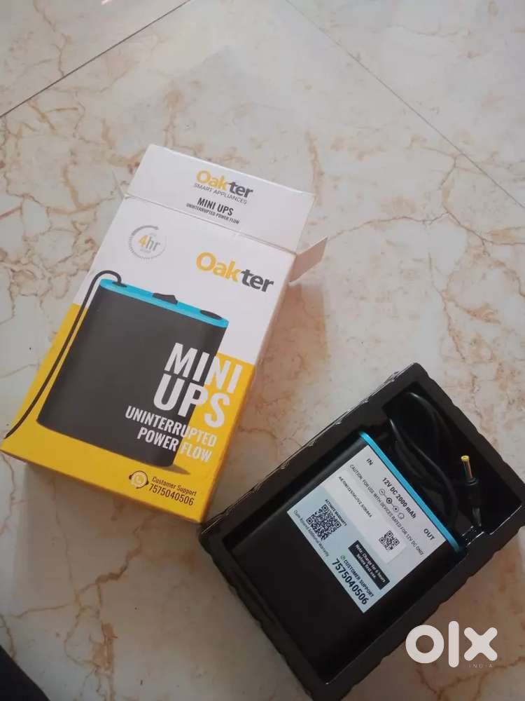 Oakter Mini UPS wifi power backup for Router