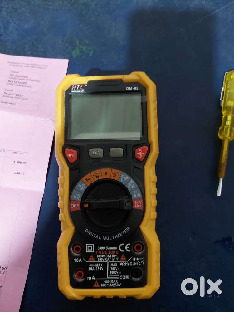 digital multimeter unused