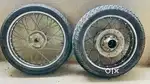 Jawa 42 spoke rings with tyres