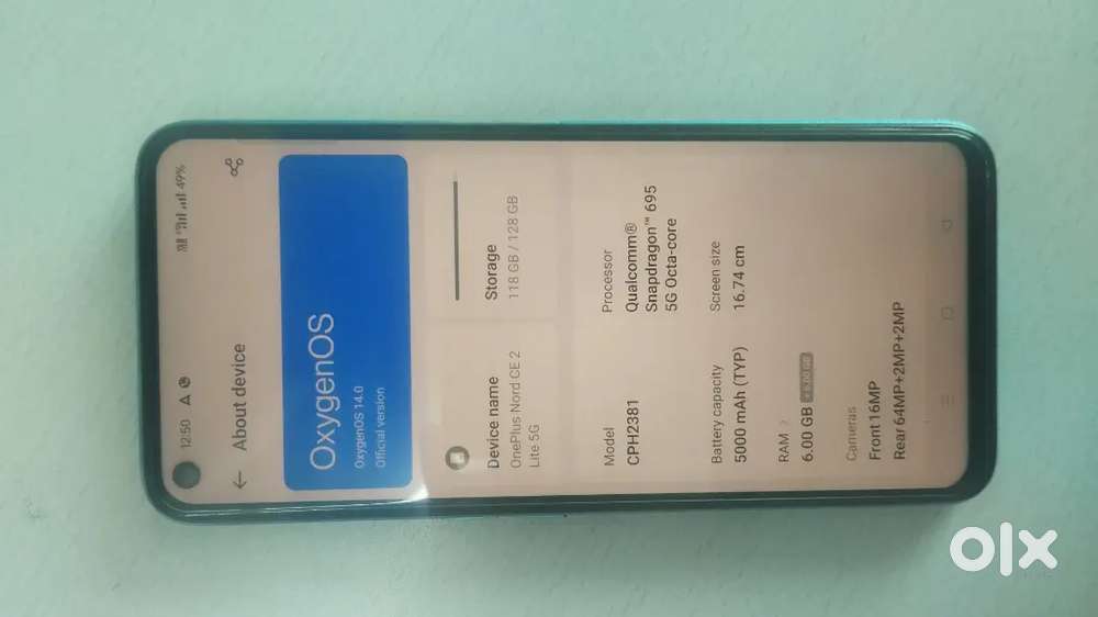 OnePlus CE2 Lite  2 yrs used  Original charger  Good condition