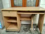 Computer table with drawer