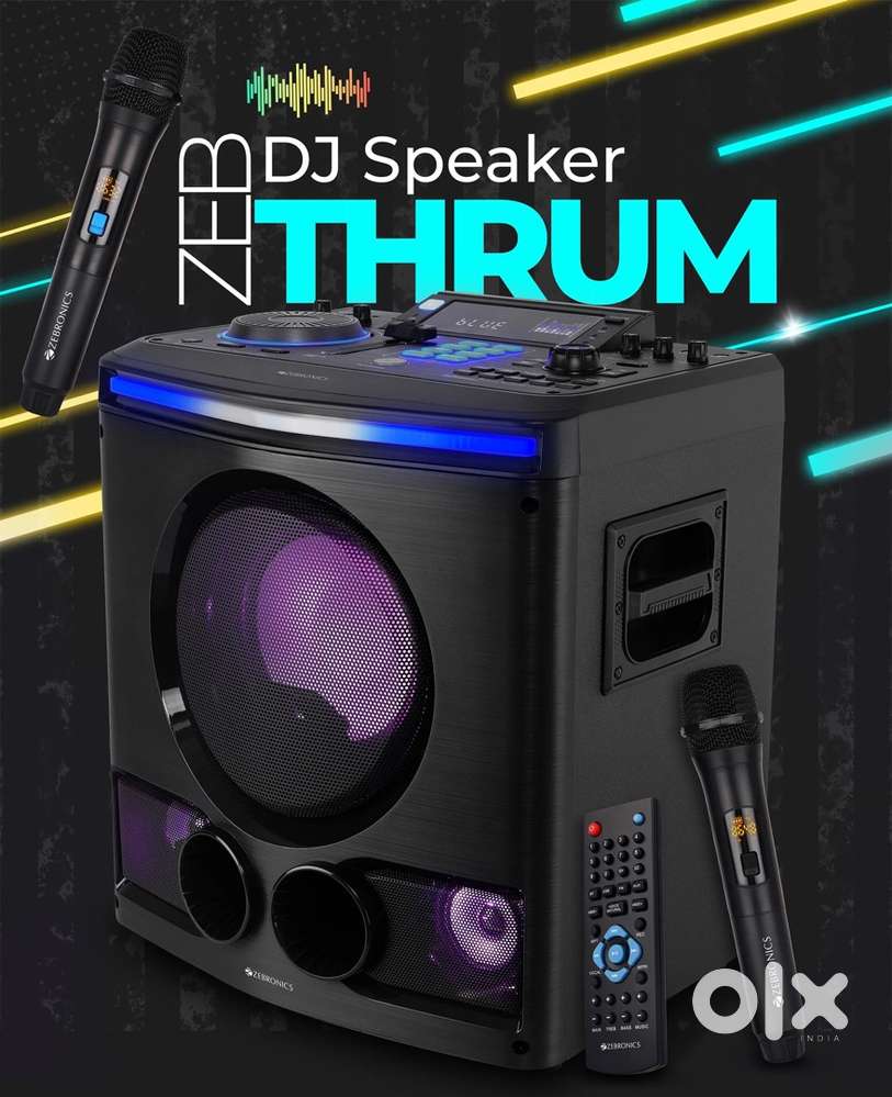 ZEBRONICS DJ Speaker THRUM FULL NEW