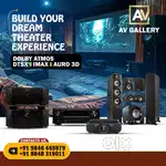 AV receiver, speakers, amplifier, projector