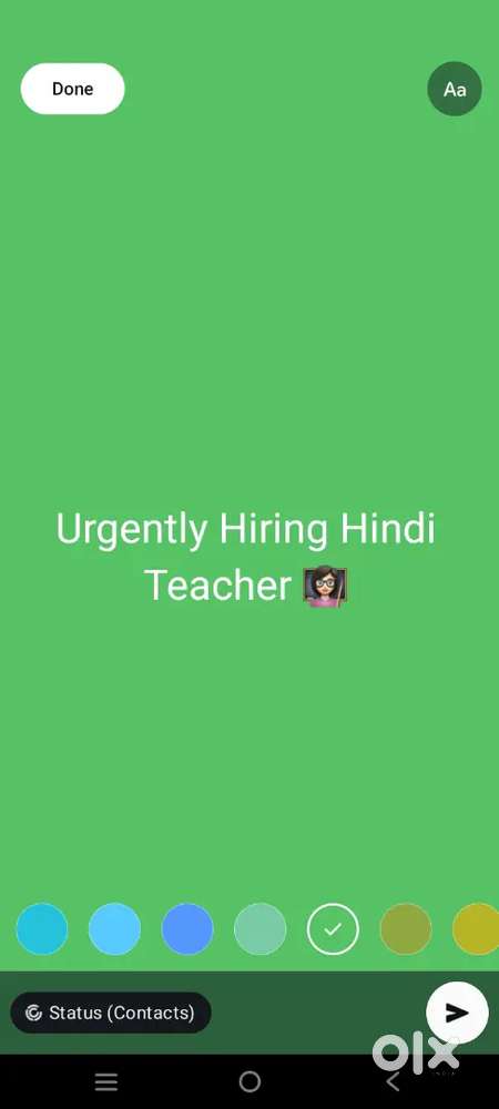 Hindi teacher