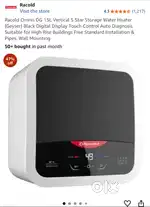Geyser Racold water heater Sealed box brand new (Tota 3 units/pieces )