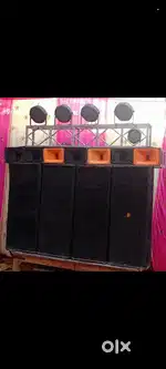 Good condition Only 4 top 1 speakar 400watt