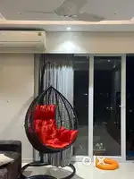 Nest Wired Swing with Cushions and Stand