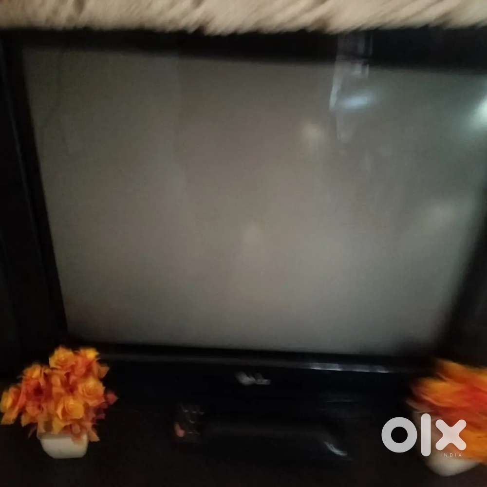 21 inch color TV attached pan drive