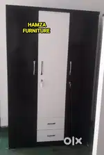 HAMZA FURNITURE NEW DESIGNER LOOK 4by6 PARTICLE WOOD WARDROBE