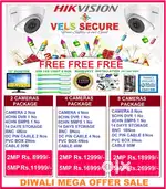 HIKVISION CCTV CAMERA WHOLESALE  PRICE   IN VEPERY