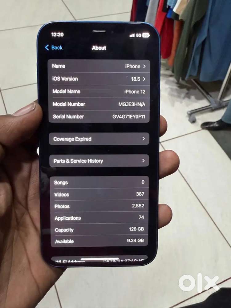 Iphone 12 mint condition superb
