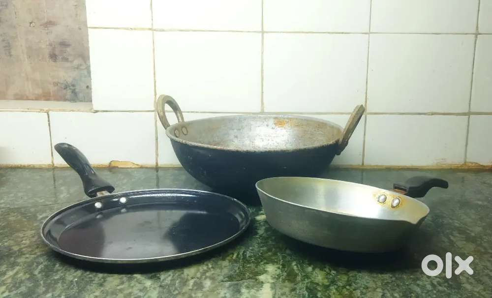 Utensil  3lit,kadai ,frying pan ,tawa