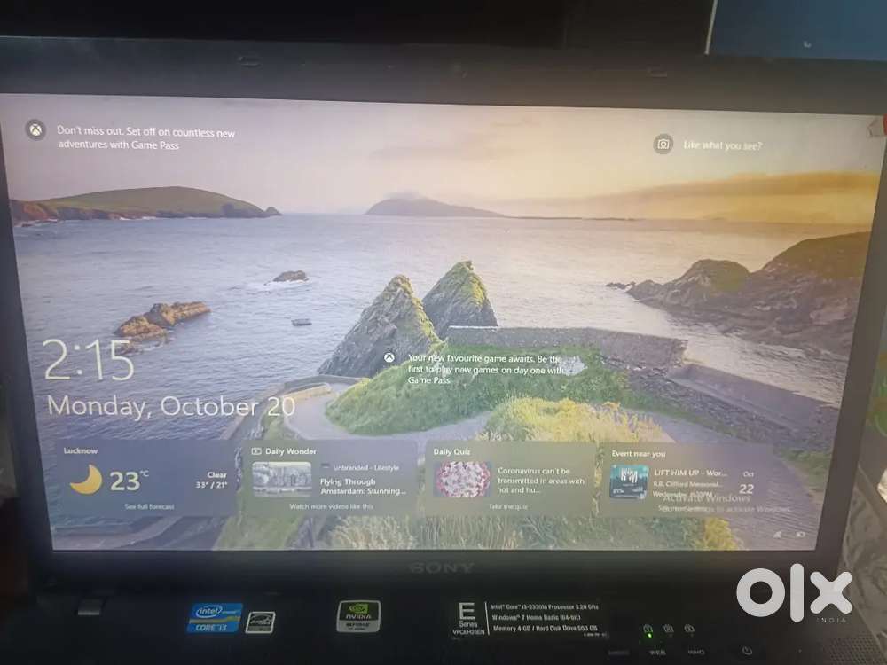 Sony leptop i3