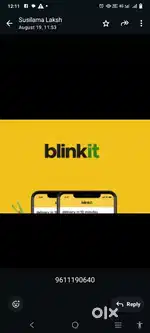 Hiring for Mumbai blinkit delivery boy job
