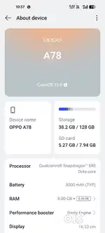 Oppo A78 8+8/128Gb