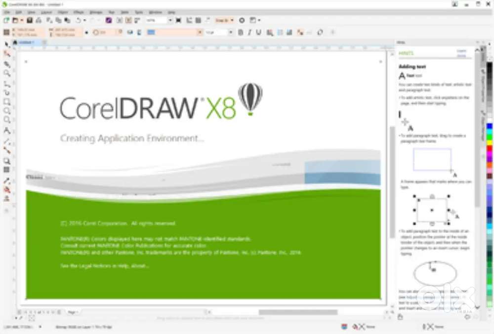 Female graphic designer