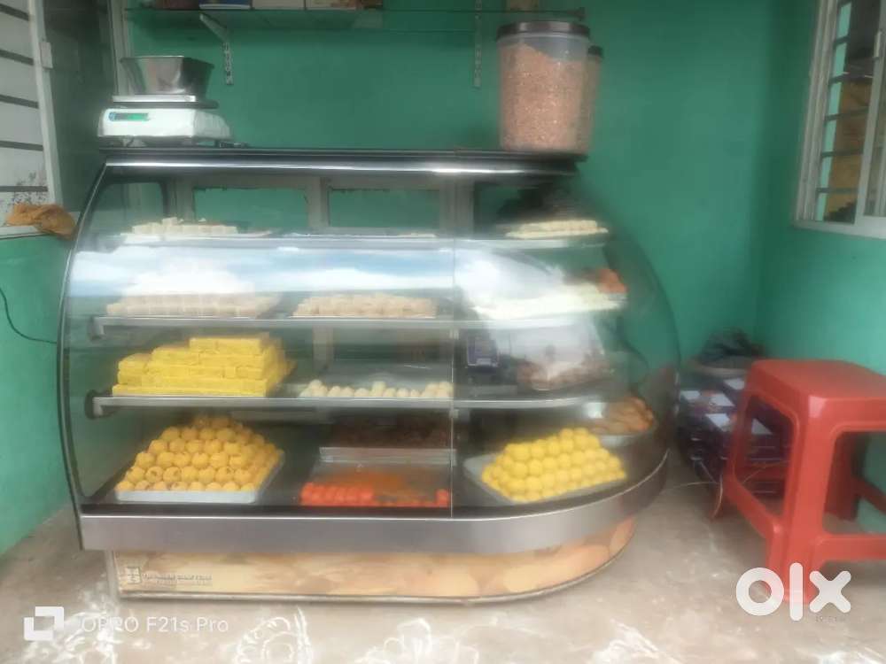 sweet counter and bakery