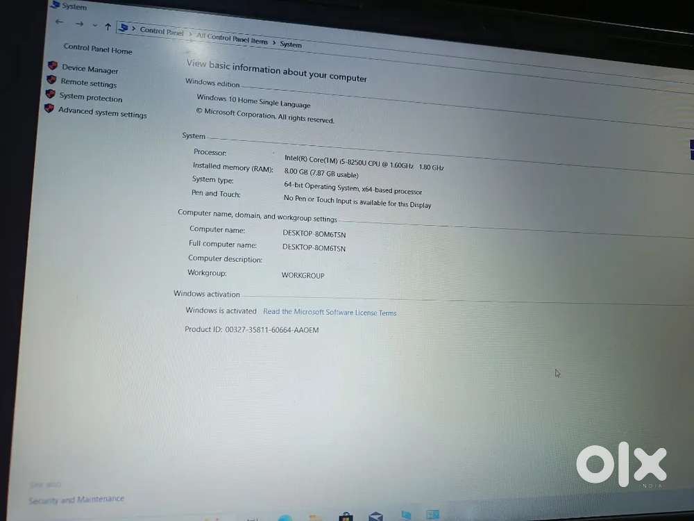 Dell Inspiron 15. Intel i5 8th gen 2 tb ssd