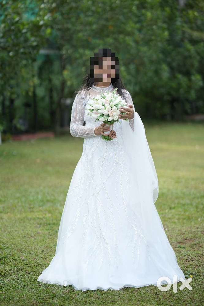Wedding white gown