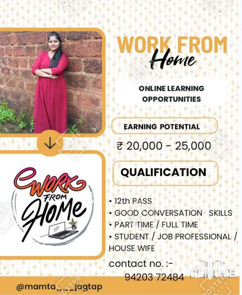 WORK FROM HOME APPORTUNITY