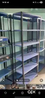 4 Spacious 6 Shelf Slotted Angle Rack