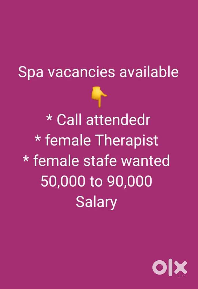 SPA female   therapist wanted