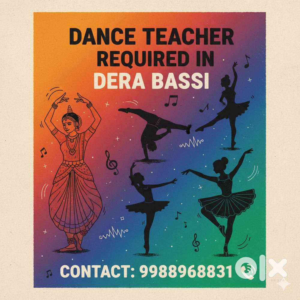 Dance Teacher Required in Dera Bassi