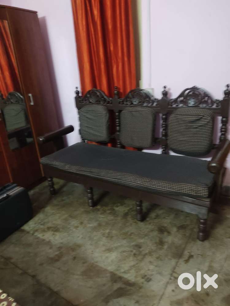 Teak wood sofa