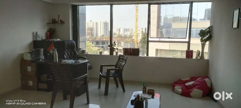 Office with attached washroom