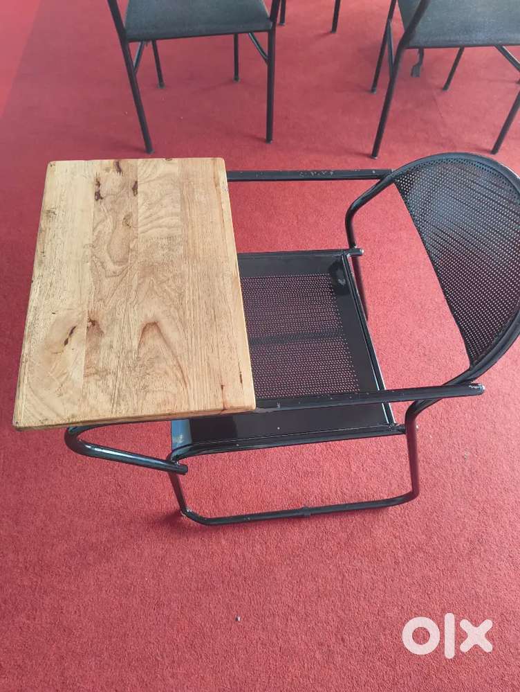 Student's chair with writing pad