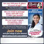 BIMA SAKHI/LIC ADVISOR-F/M