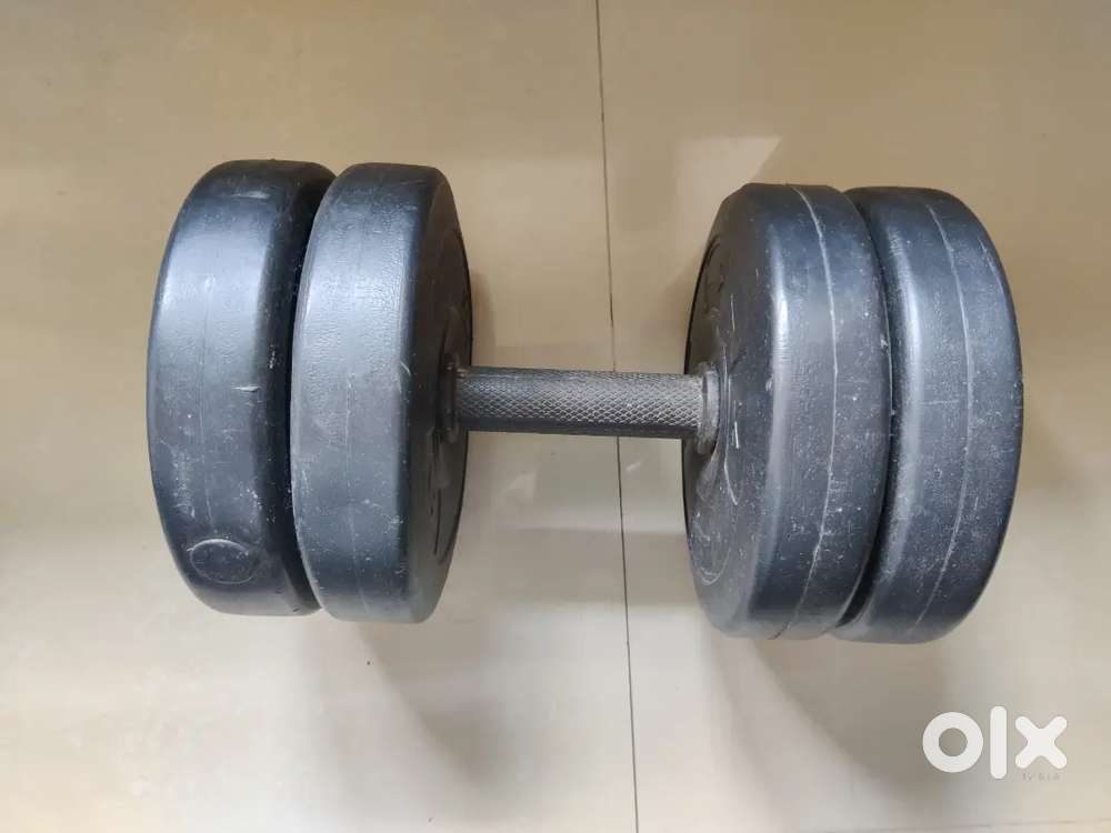 Dumbells set - 4 dumbells - Removable and Adjustable weights