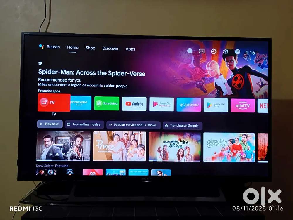 Sony Bravia 4k 43 inch Android led